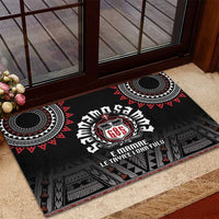 Samoa Black Saturday Rubber Doormat Samoa For Samoans