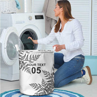 Custom New Zealand Football Laundry Basket Aotearoa Pride LT05 - Polynesian Pride