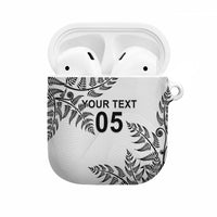 Custom New Zealand Football AirPods Case Aotearoa Pride LT05 White - Polynesian Pride