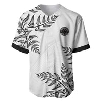 Custom New Zealand Football Baseball Jersey Aotearoa Pride LT05 White - Polynesian Pride