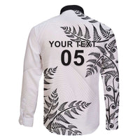 Custom New Zealand Football Family Matching Off The Shoulder Long Sleeve Dress and Hawaiian Shirt Aotearoa Pride - Polynesian Pride