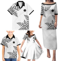 Custom New Zealand Football Family Matching Puletasi and Hawaiian Shirt Aotearoa Pride - Polynesian Pride