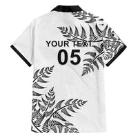 Custom New Zealand Football Family Matching Short Sleeve Bodycon Dress and Hawaiian Shirt Aotearoa Pride - Polynesian Pride
