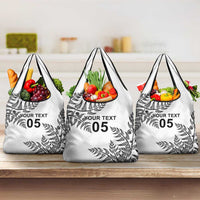 Custom New Zealand Football Grocery Bag Aotearoa Pride - Polynesian Pride
