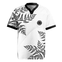 Custom New Zealand Football Rugby Jersey Aotearoa Pride LT05 White - Polynesian Pride