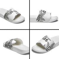 Custom New Zealand Football Slide Sandals Aotearoa Pride LT05 - Polynesian Pride