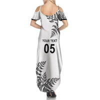 Custom New Zealand Football Summer Maxi Dress Aotearoa Pride LT05 - Polynesian Pride