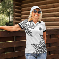 Custom New Zealand Football Women Polo Shirt Aotearoa Pride LT05 - Polynesian Pride