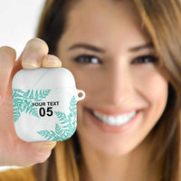 Custom New Zealand Football AirPods Case Aotearoa Pride Aqua Version LT05 - Polynesian Pride
