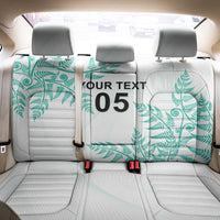 Custom New Zealand Football Back Car Seat Cover Aotearoa Pride Aqua Version - Polynesian Pride