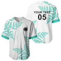 Custom New Zealand Football Baseball Jersey Aotearoa Pride Aqua Version LT05 - Polynesian Pride