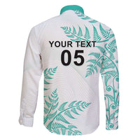 Custom New Zealand Football Family Matching Tank Maxi Dress and Hawaiian Shirt Aotearoa Pride Aqua Version - Polynesian Pride