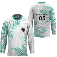 Custom New Zealand Football Hockey Jersey Aotearoa Pride Aqua Version LT05 - Polynesian Pride