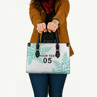 Custom New Zealand Football Leather Bag Aotearoa Pride Aqua Version LT05 - Polynesian Pride