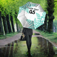 Custom New Zealand Football Umbrella Aotearoa Pride Aqua Version LT05 - Polynesian Pride