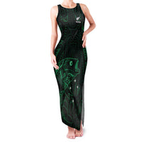 Custom New Zealand Fishing Family Matching Tank Maxi Dress and Hawaiian Shirt Maori Tribal Pattern - Polynesian Pride