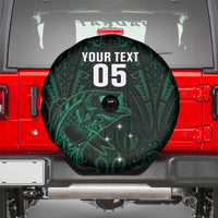 Custom New Zealand Fishing Spare Tire Cover Maori Tribal Pattern - Polynesian Pride
