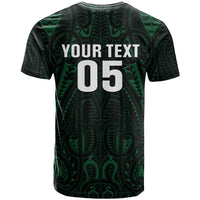 Custom New Zealand Fishing T Shirt Maori Tribal Pattern LT05 - Polynesian Pride