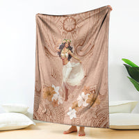 Hawaii Women's Day Blanket With Polynesian Pattern LT05 - Polynesian Pride