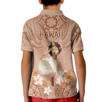 Hawaii Women's Day Kid Polo Shirt With Polynesian Pattern LT05 - Polynesian Pride