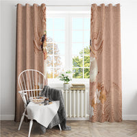 Hawaii Women's Day Window Curtain With Polynesian Pattern LT05 - Polynesian Pride