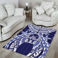 Tonga Queen Salote College Area Rug Centenary Navy Version LT05 - Polynesian Pride