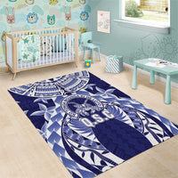 Tonga Queen Salote College Area Rug Centenary Navy Version LT05 - Polynesian Pride