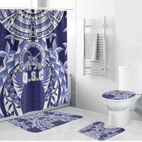 Tonga Queen Salote College Bathroom Set Centenary Navy Version LT05 Bathroom Set (4 pcs) Navy - Polynesian Pride