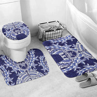 Tonga Queen Salote College Bathroom Set Centenary Navy Version LT05 Mat Set Only (3 pcs) One Size Navy - Polynesian Pride
