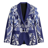 Personalised Tonga Queen Salote College Blazer Centenary Navy Version LT05 Unisex Navy - Polynesian Pride