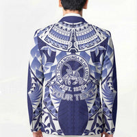 Personalised Tonga Queen Salote College Blazer Centenary Navy Version LT05 - Polynesian Pride