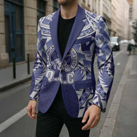 Personalised Tonga Queen Salote College Blazer Centenary Navy Version LT05 - Polynesian Pride