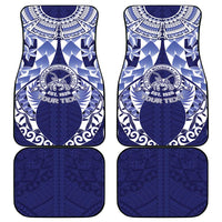 Personalised Tonga Queen Salote College Car Mats Centenary Navy Version LT05 - Polynesian Pride