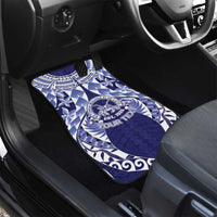 Personalised Tonga Queen Salote College Car Mats Centenary Navy Version LT05 - Polynesian Pride
