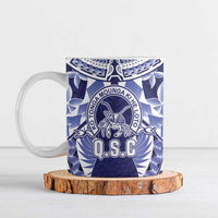 Personalised Tonga Queen Salote College Ceramic Mug Centenary Navy Version LT05 Navy - Polynesian Pride