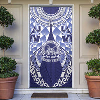 Personalised Tonga Queen Salote College Door Cover Centenary Navy Version LT05 Navy - Polynesian Pride