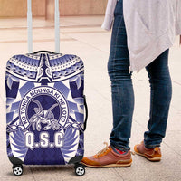 Tonga Queen Salote College Luggage Cover Centenary Navy Version LT05 Navy - Polynesian Pride