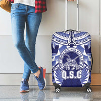Tonga Queen Salote College Luggage Cover Centenary Navy Version LT05 - Polynesian Pride