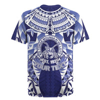 Personalised Tonga Queen Salote College Rugby Jersey Centenary Navy Version LT05 - Polynesian Pride