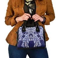 Tonga Queen Salote College Shoulder Handbag Centenary Navy Version LT05 - Polynesian Pride