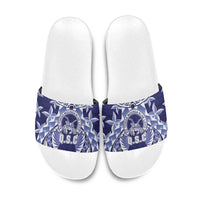 Tonga Queen Salote College Slide Sandals Centenary Navy Version LT05 Navy - Polynesian Pride