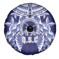 Tonga Queen Salote College Spare Tire Cover Centenary Navy Version LT05 - Polynesian Pride