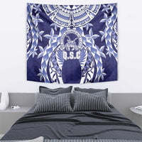 Tonga Queen Salote College Tapestry Centenary Navy Version LT05 - Polynesian Pride