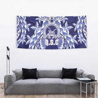 Tonga Queen Salote College Tapestry Centenary Navy Version LT05 - Polynesian Pride