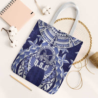 Tonga Queen Salote College Tote Bag Centenary Navy Version LT05 White Strap One Size Navy - Polynesian Pride