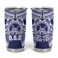 Personalised Tonga Queen Salote College Tumbler Cup Centenary Navy Version LT05 Navy - Polynesian Pride