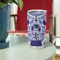 Personalised Tonga Queen Salote College Tumbler Cup Centenary Navy Version LT05 - Polynesian Pride