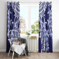 Tonga Queen Salote College Window Curtain Centenary Navy Version LT05 - Polynesian Pride