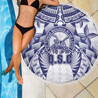 Tonga Queen Salote College Beach Blanket Centenary White Version LT05 - Polynesian Pride