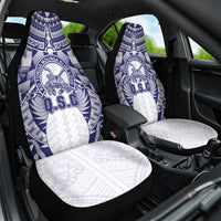 Tonga Queen Salote College Car Seat Cover Centenary White Version LT05 One Size White - Polynesian Pride